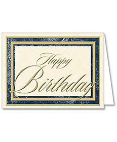 All Occasion: Happy Birthday Marble Card